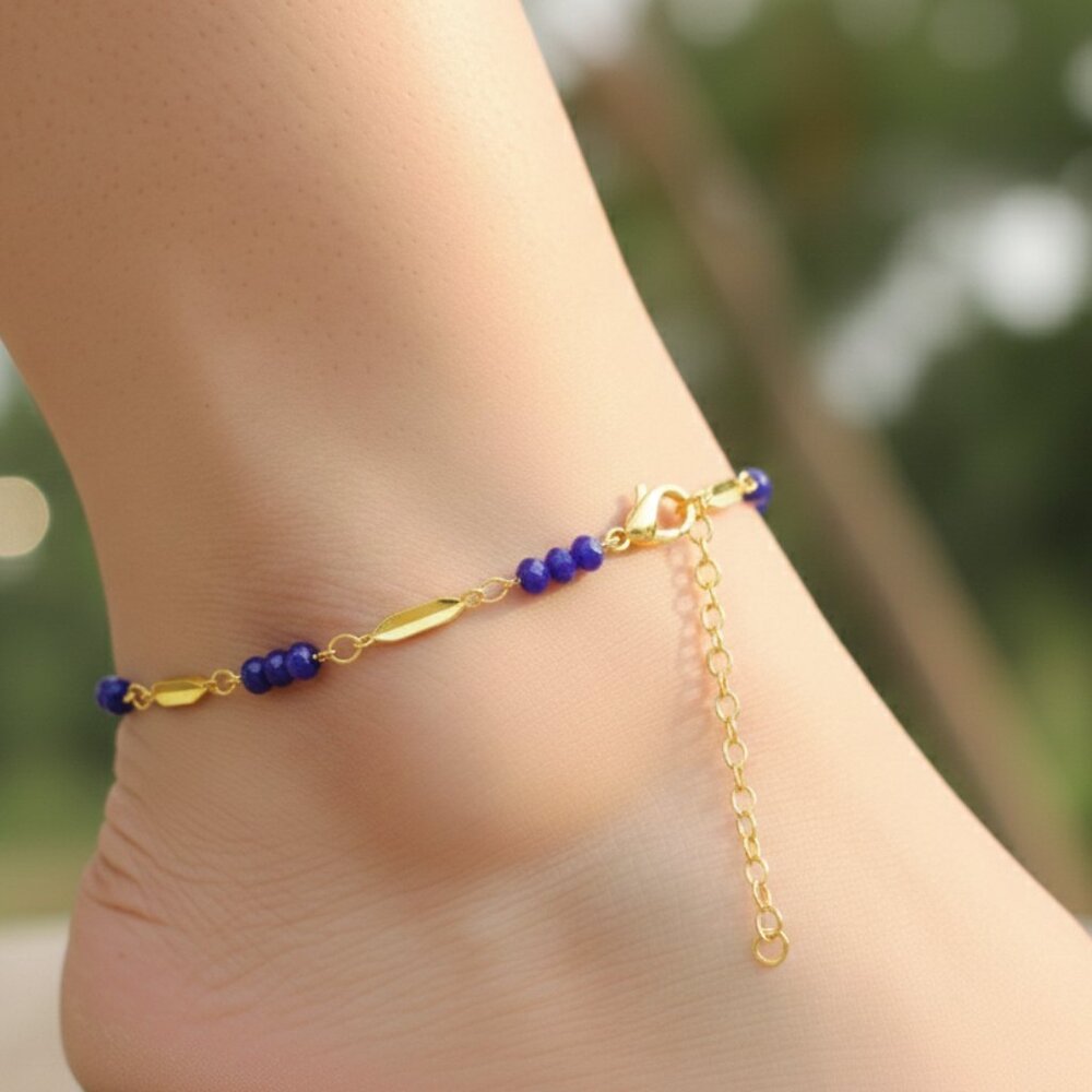 "Elegant Handmade Anklet – Delicate Jewelry for Women, MAR091121